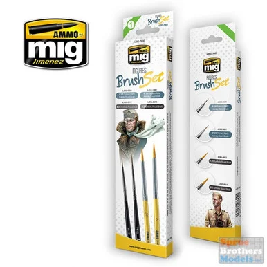 AMM7600 AMMO by Mig - Figures Brush Set