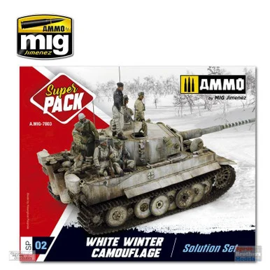 AMM7803 AMMO by Mig - White Winter Camouflage Solution Set