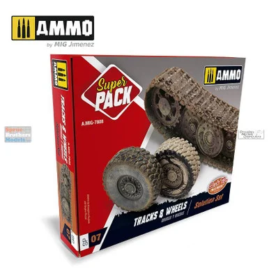 AMM7808 AMMO by Mig - Tracks & Wheels Solution Set