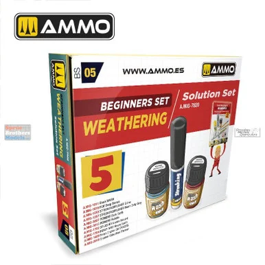 AMM7820 AMMO by Mig Beginner's Set: Weathering