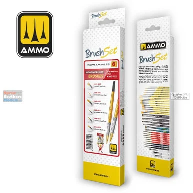 AMM7822 AMMO by Mig Beginner's Set: Brushes