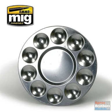 AMM8009 AMMO by Mig - Aluminum Pallet (10 wells)