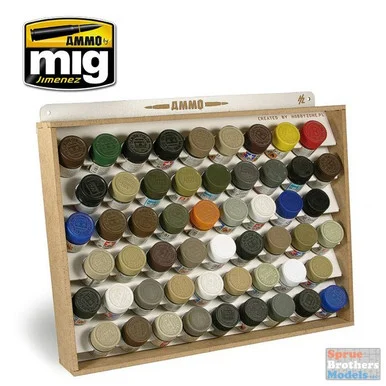 AMM8014 AMMO by Mig - Gunze Mr Color/Tamiya (small bottle) 10ml Bottle Storage System