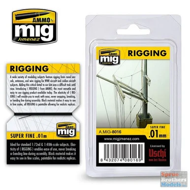 AMM8016 AMMO by Mig Rigging - Super Fine 0.01mm
