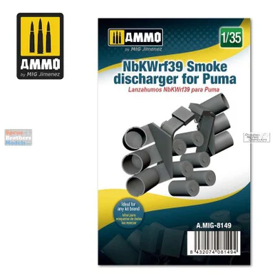 AMM8149 1:35 AMMO by Mig NbKWrf39 Smoke Discharger for Puma
