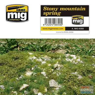 AMM8358 AMMO by Mig Diorama Base - Stone Mountain Spring