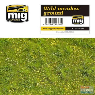 AMM8361 AMMO by Mig Diorama Base - Wild Meadow Ground