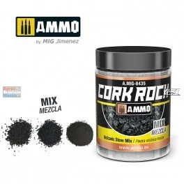 AMM8435 AMMO by Mig Cork Rock - Volcanic Stone Mix 100ml
