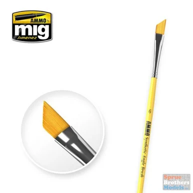 AMM8607 AMMO by Mig - #6 Synthetic Angle Brush