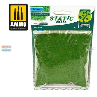 AMM8814 AMMO by Mig Static Grass - Vibrant Spring 6mm