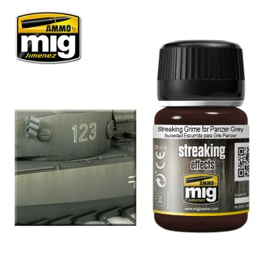 AMM1202 Enamel Streaking: Grime for Panzer Grey - Ammo - AMM