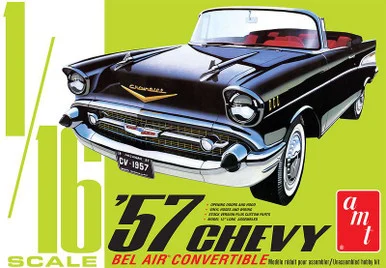 1/16 1957 Chevy Bel Air Convertible - AMT