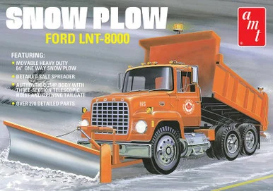 1/25 AMT Ford LNT8000 Dump Truck w/Snow Plow