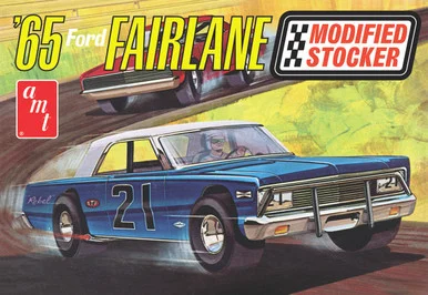 AMT 1190 1965 Ford Fairlane Modified Stocker 1/25 Scale Model Kit