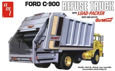 1/25 AMT Ford C-900 Garwood Garbage Truck with Load Packer