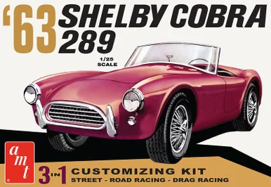 1/25 AMT 1963 Shelby Cobra 289 Car