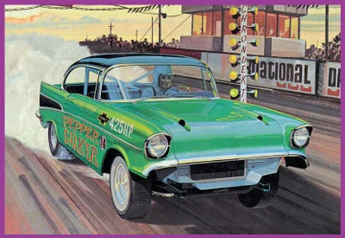 1/25 AMT 1957 Chevy Bel Air Pepper Shaker Race Car