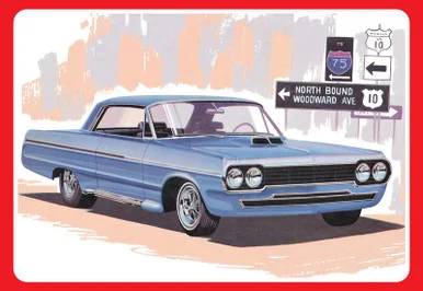 1/25 AMT 1964 Chevrolet Impala Super Street Rod Plastic Model Kit