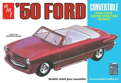 1/25 AMT 1950 Ford Convertible Street Rods Edition Plastic Model Kit