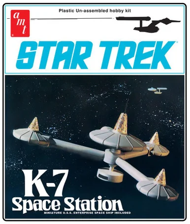 1/7600 AMT Star Trek K-7 Space Station Plastic Model Kit