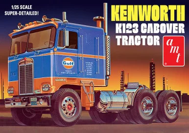 1/25 AMT Kenworth K-123 Cabover Gulf Plastic Model Kit
