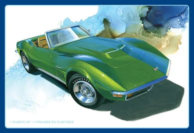 1/25 AMT 1972 Chevy Corvette Roadster Plastic Model Kit