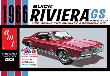 1/25 AMT 1966 Buick Riviera GS Plastic Model Kit