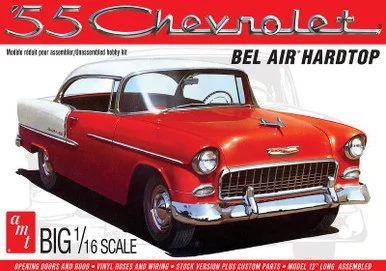 1/16 AMT 1955 Chevy Bel Air Hardtop Plastic Model Kit