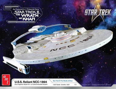 1/537 AMT Star Trek II/ The Wrath of Khan USS Reliant Plastic Model Kit