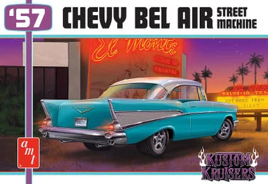 1/25 AMT 1957 Chevy Bel Air Street Machine Plastic Model Kit