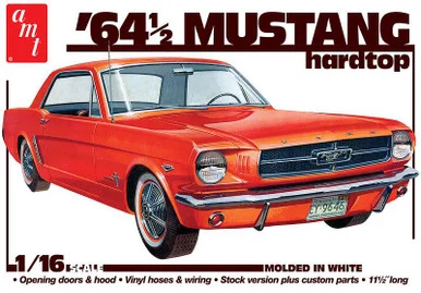 1/16 AMT 1964.5 Ford Mustang Coupe 60th Anniversary Plastic Model Kit