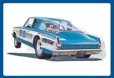 1/25 AMT 1966 Plymouth Barracuda Funny Car Hemi Hustler Plastic Model Kit