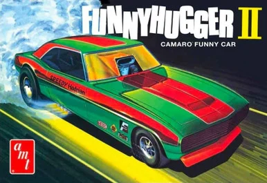 1/25 AMT Funny Hugger II Chevy Camaro Funny Car Plastic Model Kit