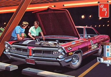 1/25 AMT 1965 Pontiac Grand Prix Show and Go Plastic Model Kit