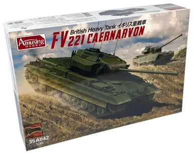 1/35 Amusing Hobby FV221 Caernarvon British Heavy Tank Plastic Model Kit