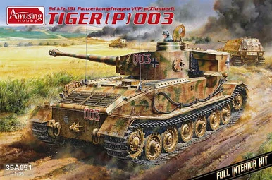 1/35 Amusing Hobby Tiger (P) 003 Plastic Model Kit