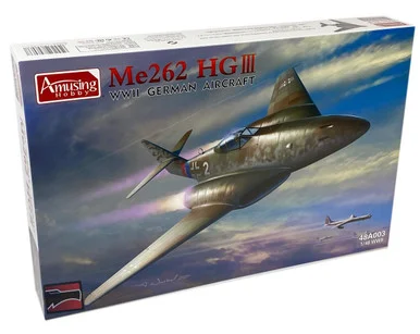 1/48 Amusing Hobby ME262 HG III WWII German Aircraft Plastic Model Kit