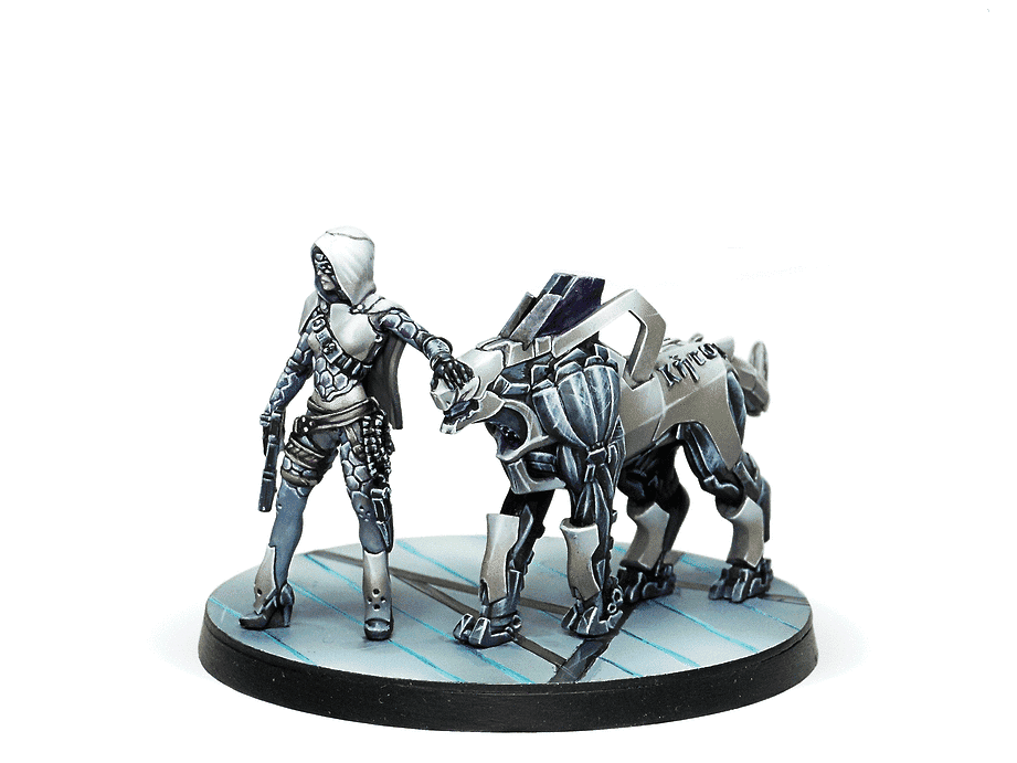 Infinity ALEPH Andromeda, Sophistes of the Steel Phalanx Miniature Game Figures - Corvus Belli