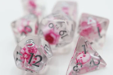 Foam Brain Games 1144 Anime Kitty RPG Dice Set - FoamBrain