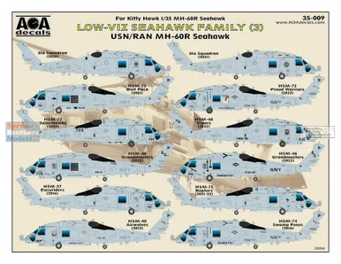 AOA35009 1:35 AOA Decals - USN/RAN MH-60R Seahawk