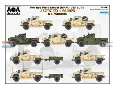 AOA35013 1:35 AOA Decals - JLTV #2: M1279 US Marines