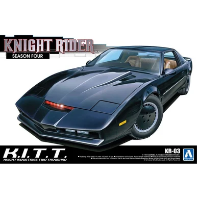 Aoshima AOS06377 Knight Rider Knight 2000 K.I.T.T. Season IV 1/24 Scale Model Kit