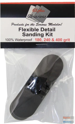 APA0901 Alpha Abrasives Flexible Detail Sanding Kit