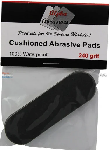 APA0903 Alpha Abrasives Cushioned Abrasive Pads 240 grit (refill for Flexible Detail Sander)