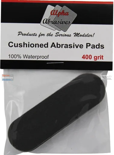 APA0904 Alpha Abrasives Cushioned Abrasive Pads 400 grit (refill for Flexible Detail Sander)