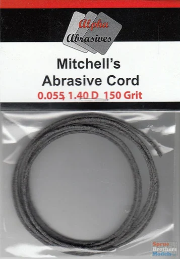 APAMIT052 Alpha Abrasives Mitchell's Abrasive Cord 0.055" 1.40D 150 Grit