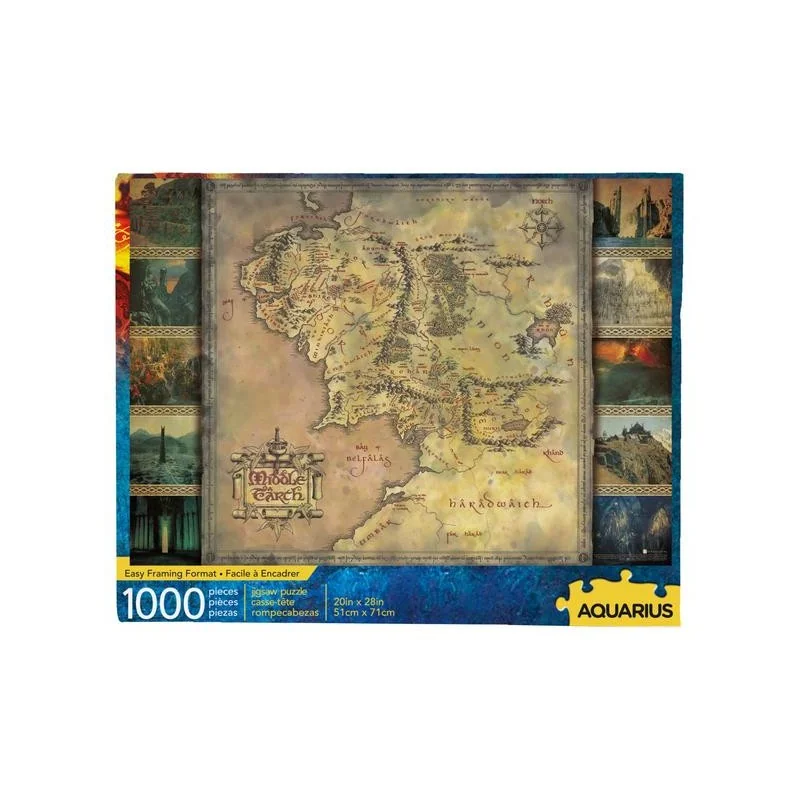 Lord of the rings map 1000pcs puzzle - Aquarius