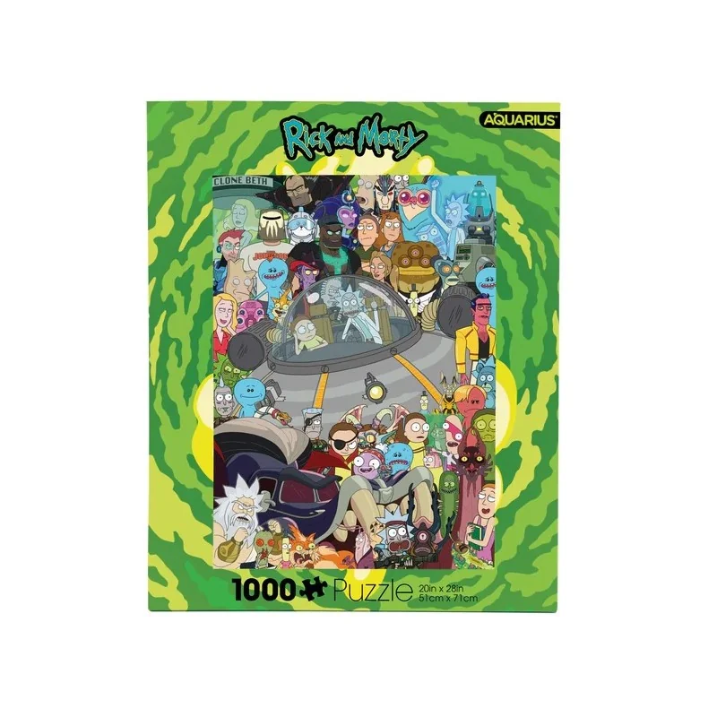 Rick&morty 1000pcs puzzle - Aquarius