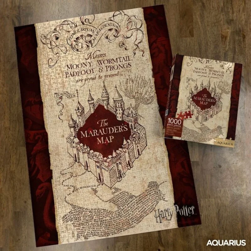 Harry Potter puzzle Marauder's Map (1000 pieces) - Aquarius