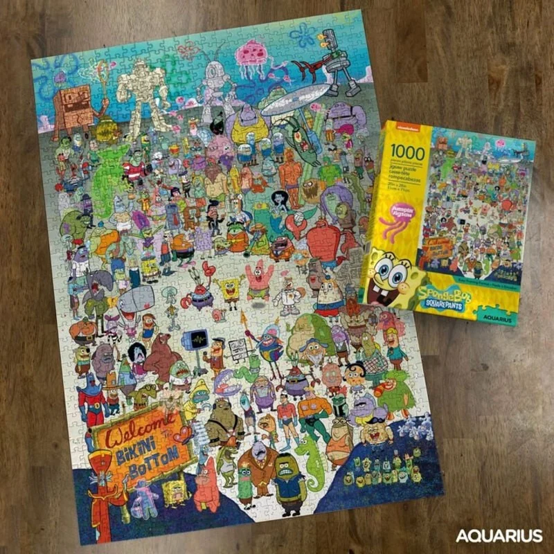 SpongeBob Cast Puzzle (1000 Pieces) - Aquarius